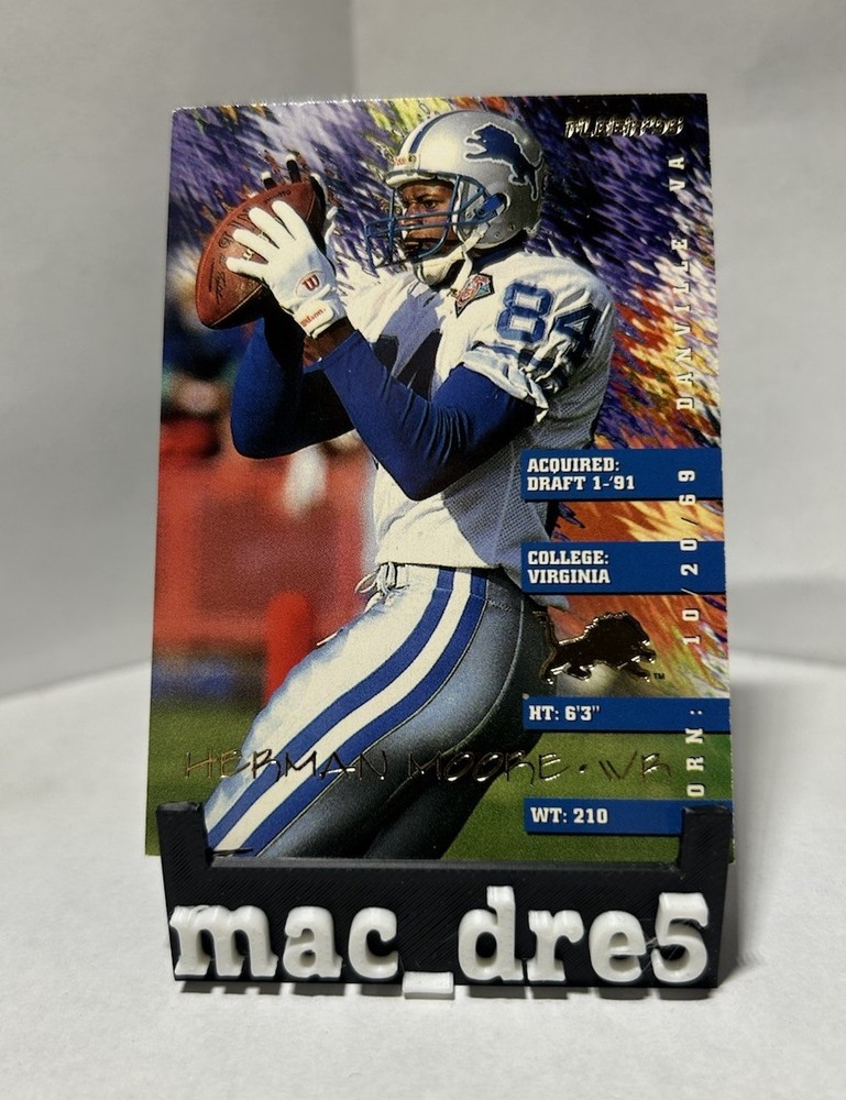 1995 Fleer - Herman Moore #126 Detroit Lions  Base