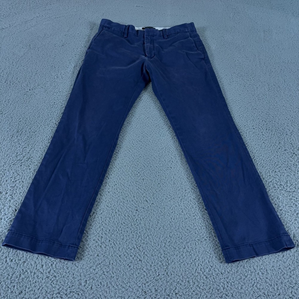 Banana Republic Pants Mens 32x30 Blue Aiden Slim Fit Chino Rapid Movement Preppy