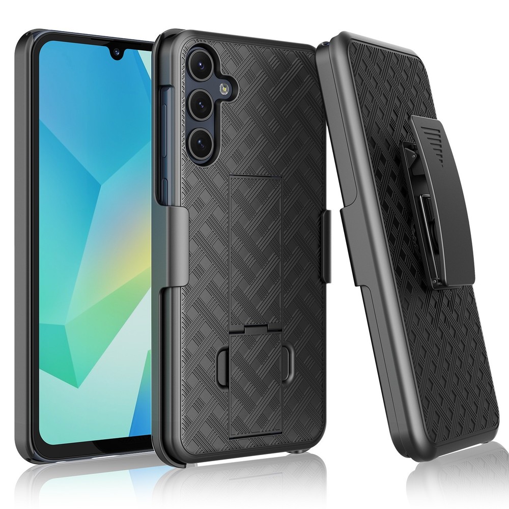 For Samsung Galaxy A17 5G Case with Belt Clip Holster Phone Cover Stand Shell