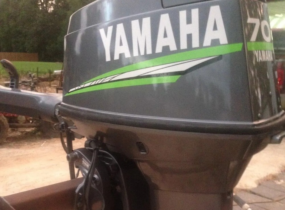 Yamaha Outboard Decal Sticker lime green  pick 70 80 90