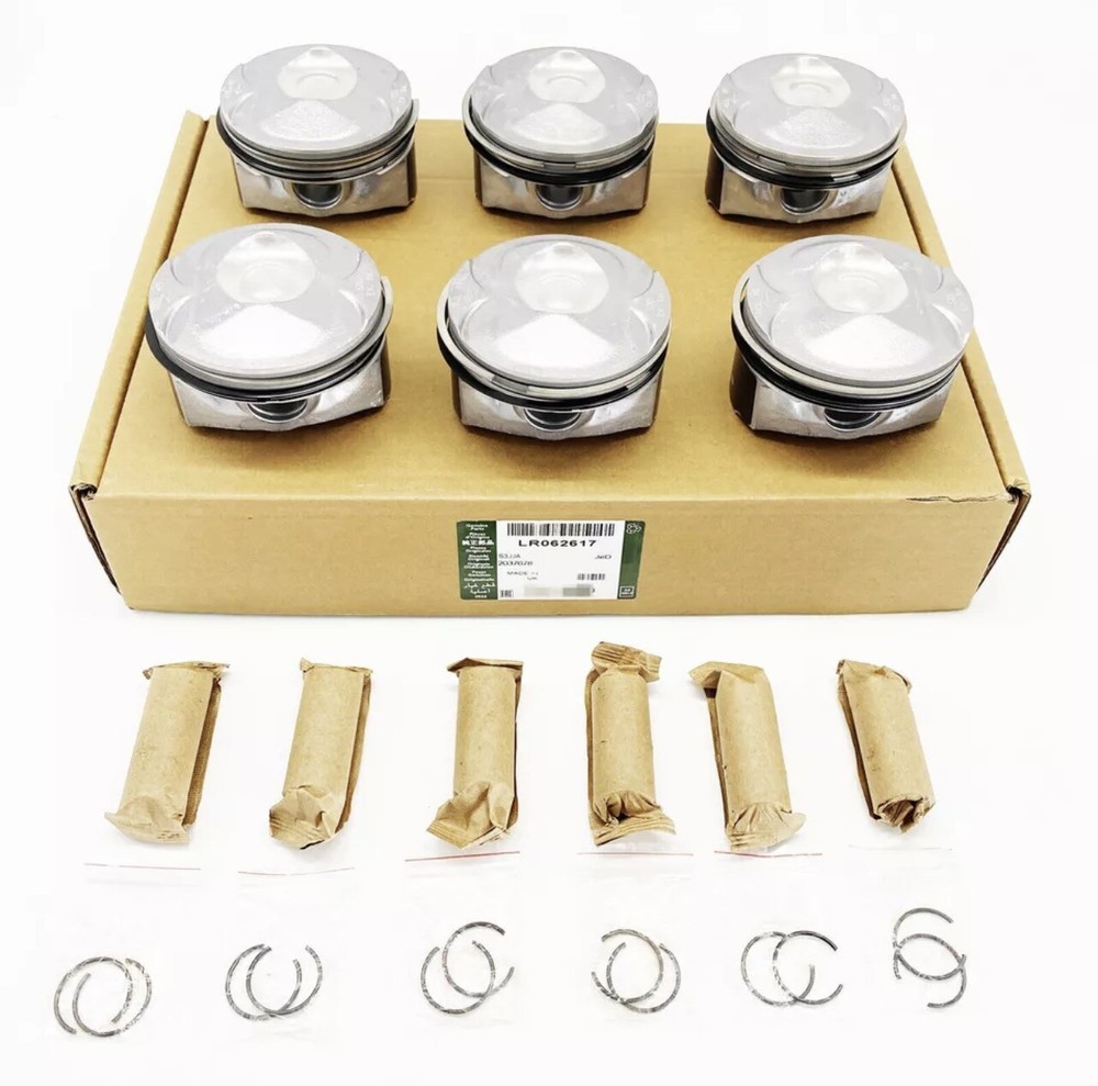 New Jaguar Land Rover 3.0L V6 Supercharged Piston Assembly AJ126 With Rings