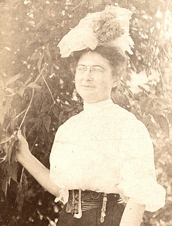 Vintage Real Photo Postcard Old Antique Photograph Woman Lady Dress Big Hat