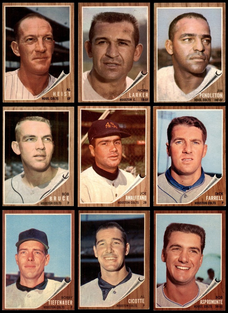 1962 Topps Colt 45s Near Team Set 5.5 - EX+ 6104675 (16 / 26 cards)