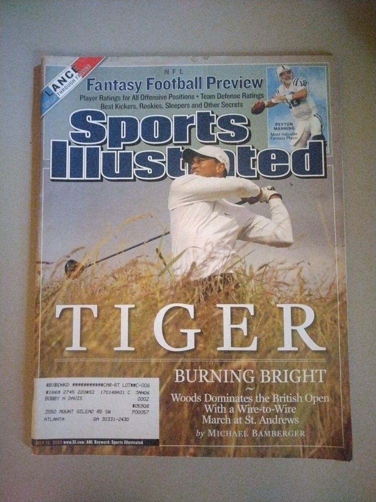 back issue Sports Illustrated magazine: Tiger Woods