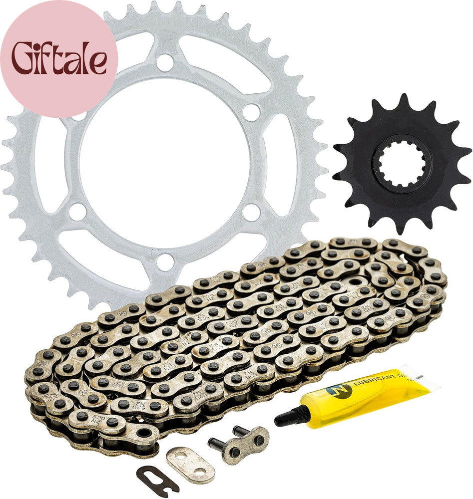 Drive Sprocket Chain Combo for Kawasaki Ninja 400 Front 14 Rear 41 Tooth 520 Sta