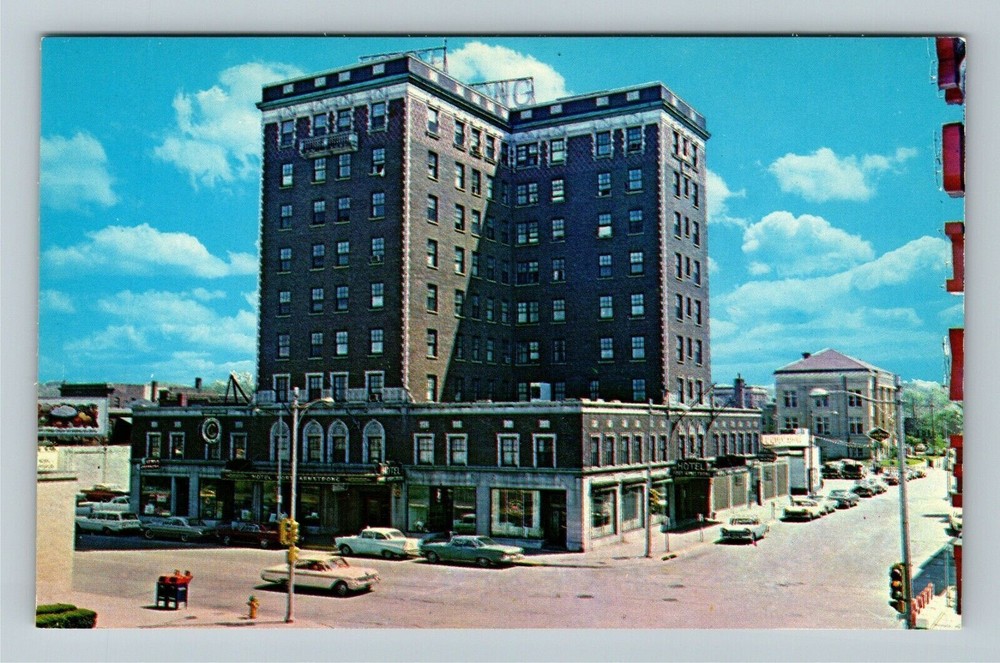 Rock Island IL-Illinois, Fort Armstrong Hotel, Vintage Postcard