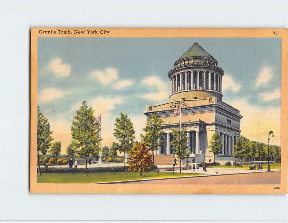 Postcard Grant's Tomb NYC New York City USA North America