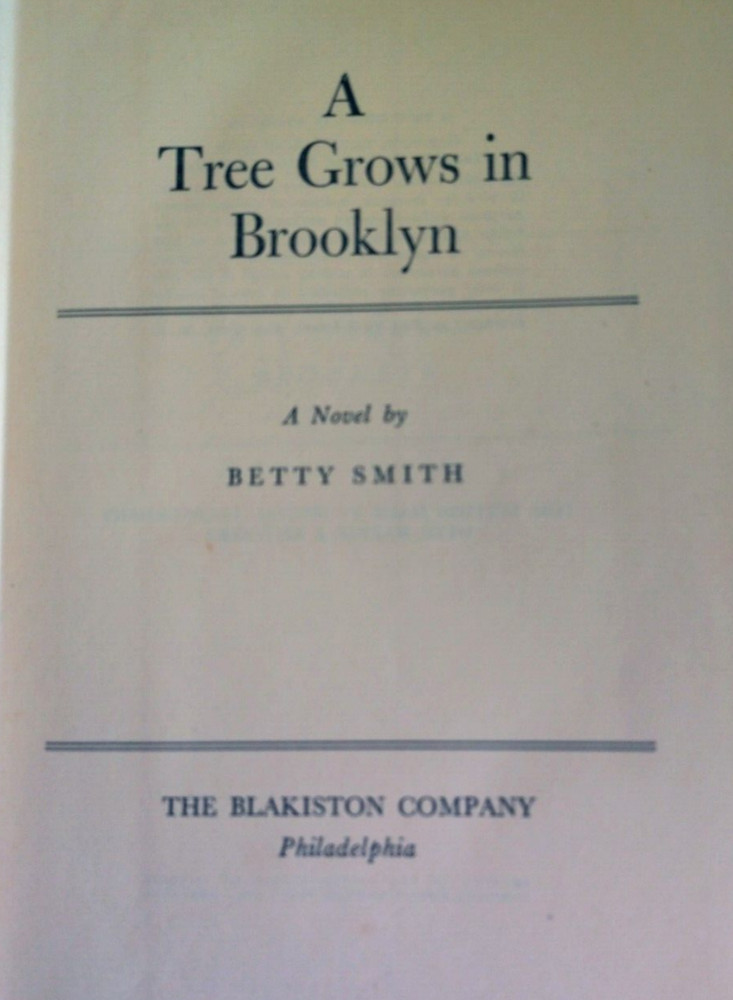 A Tree Grows In Brooklyn 1943 Special Arrangement Edition Harper By Betty Smith