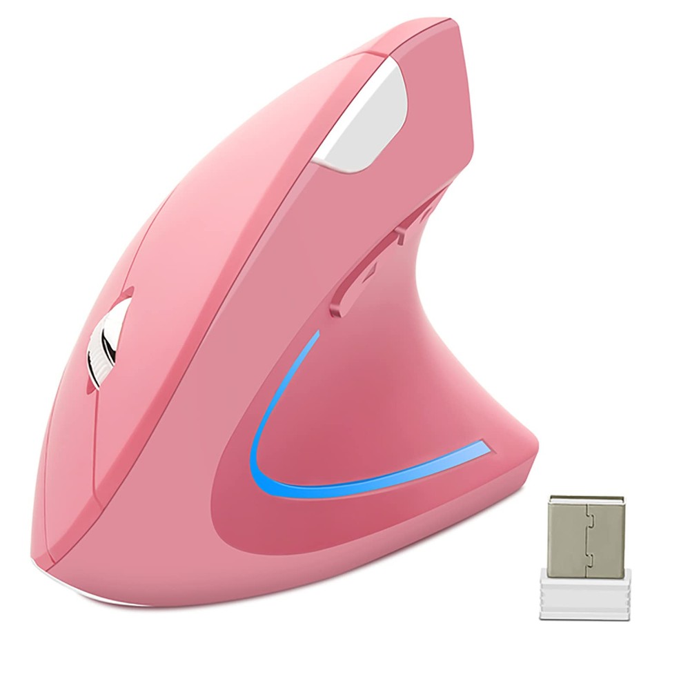 Wireless Ergonomic Vertical Mouse with 3 DPI Settings, 6 Buttons, 2.4G Connectivity