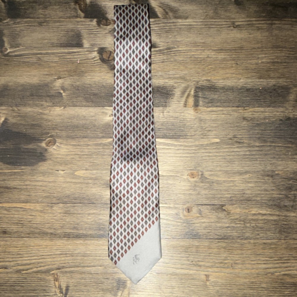 Vintage Bronzini 100% Silk Men's Tie