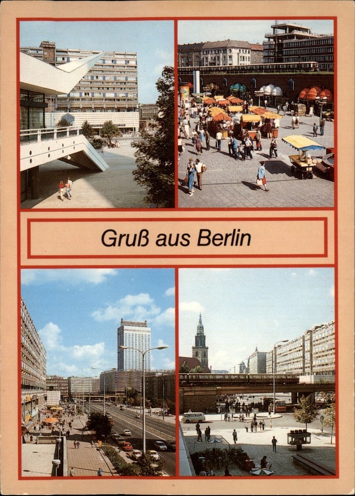 Gruss Aus Berlin City State Berlin Germany vintage postcard k779