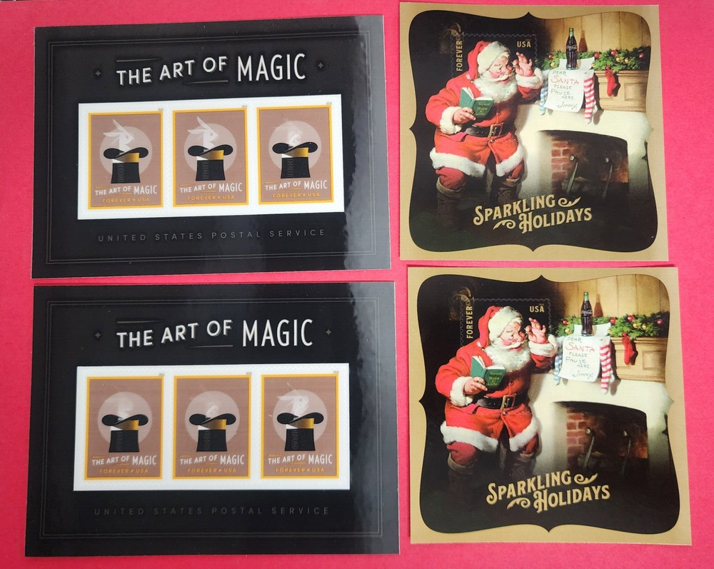 4 MHN US SS - 8 Forever Stamps Start @ JUST 5.99 See Scans!  NICE SHEETS!