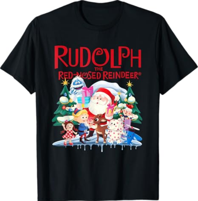 Cute Rudolph The Red Nosed Reindeer Christmas Special Xmas T-Shirt