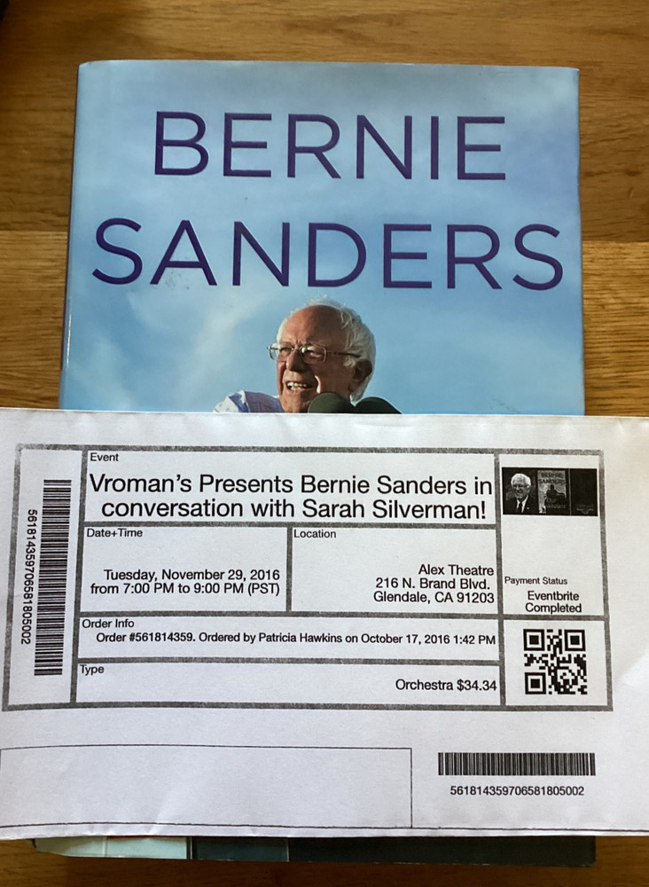 Senator Bernie Sanders Autographed 