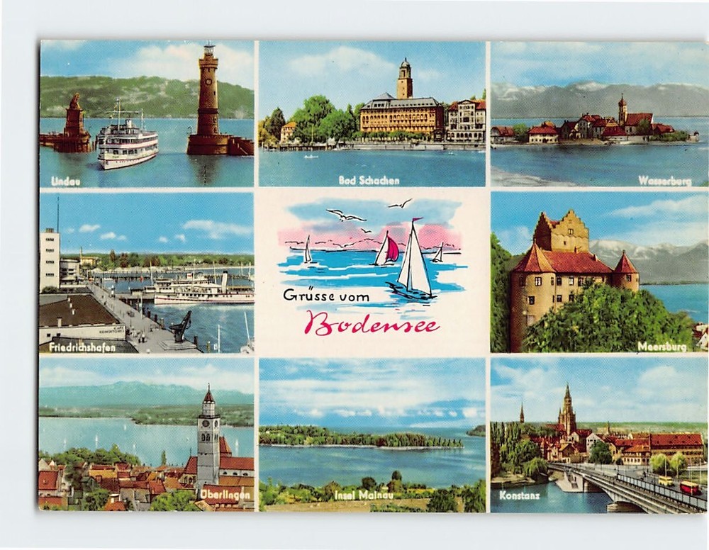 Postcard Grusse vom Bodensee