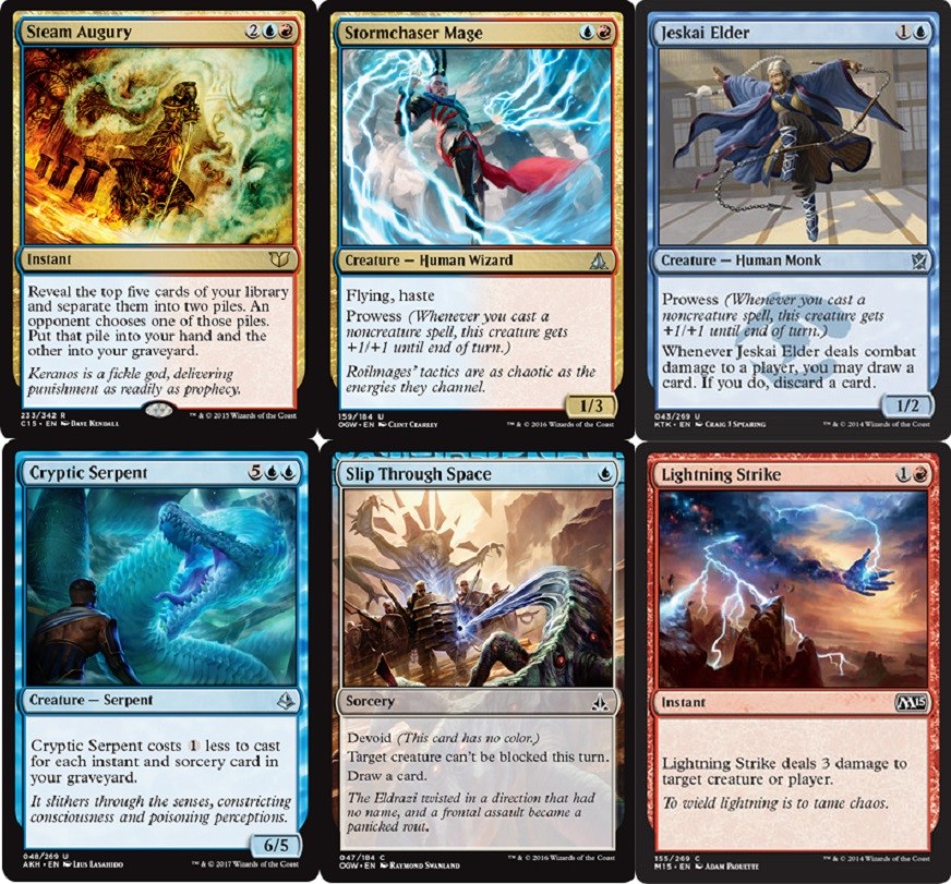 The Stormlords Deck - Jeskai Elder - Steam Augury - MTG 60-Card Set