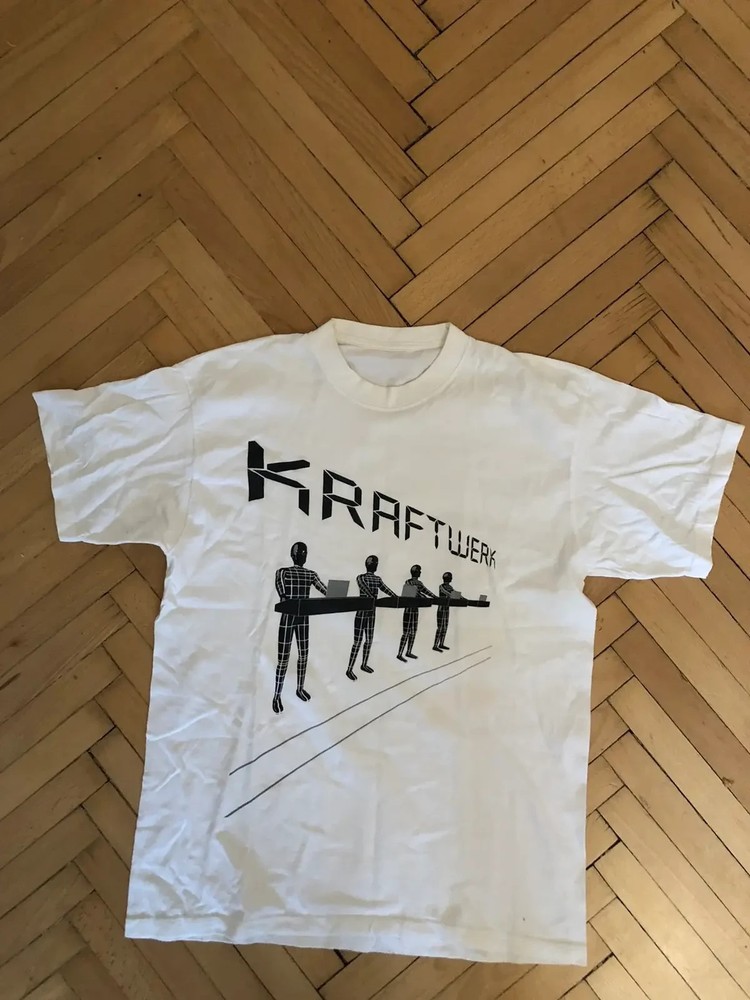Vintage Kraftwerk member Band Short Sleeve Shirt All size S059