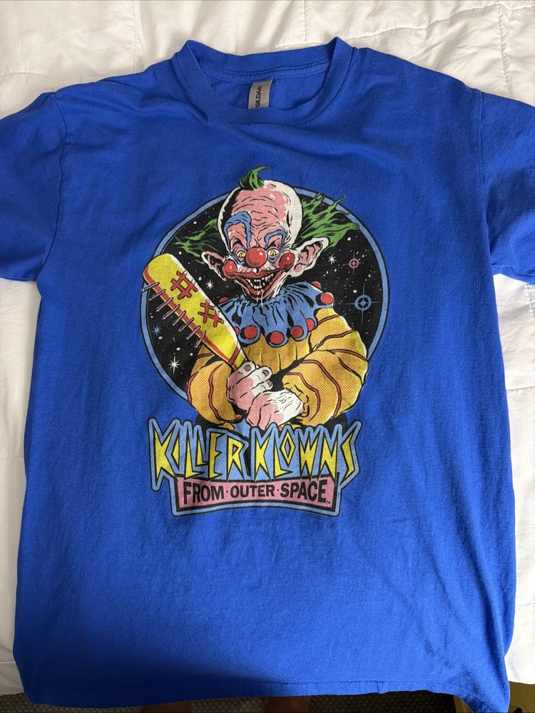 Killer Klowns From Outer Space T Shirt Mens Small Horror Graphic Cult Classic