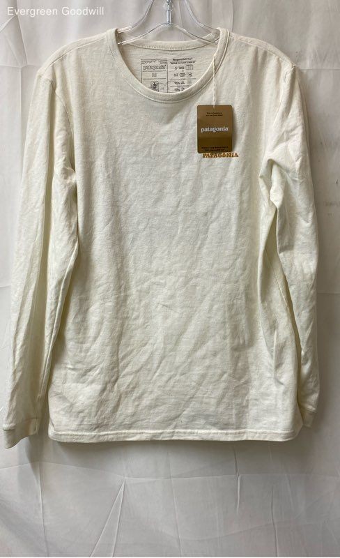 NWT Patagonia Women's Birch White How To Slide Responsibili T-Shirt Size M