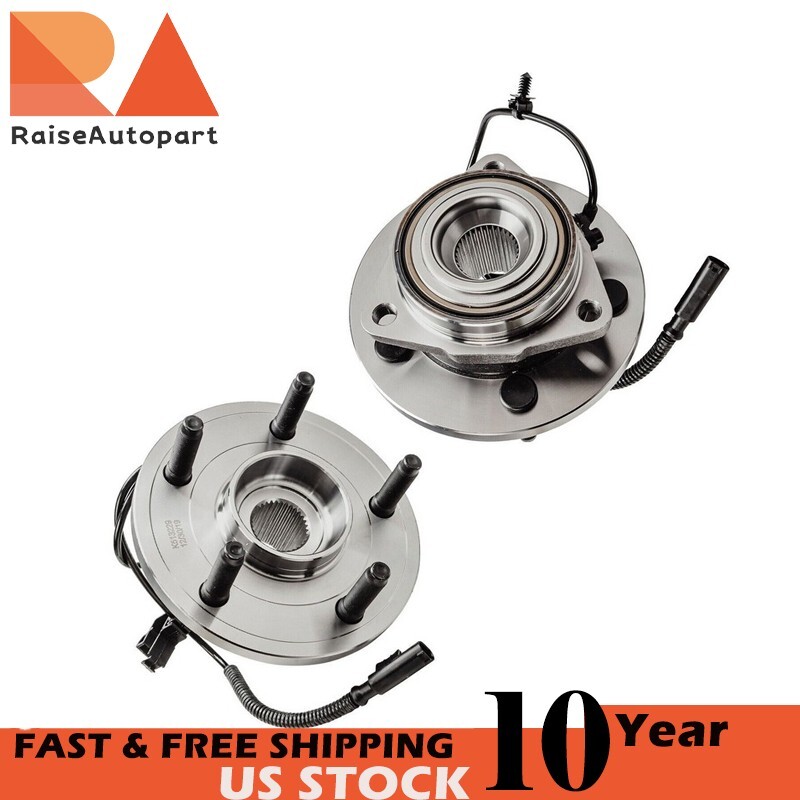 2005-2010 Dodge Dakota 3.7L 4.7L ABS Front Wheel Hub Bearings