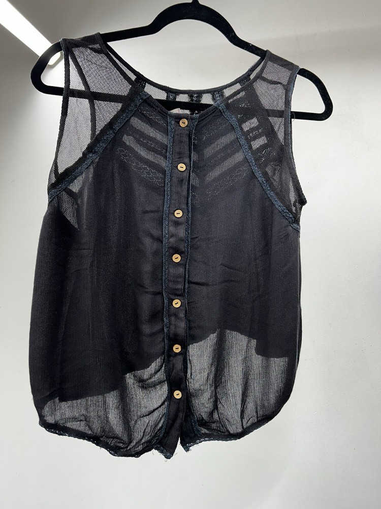 Free People Women’s Top Size XS Black