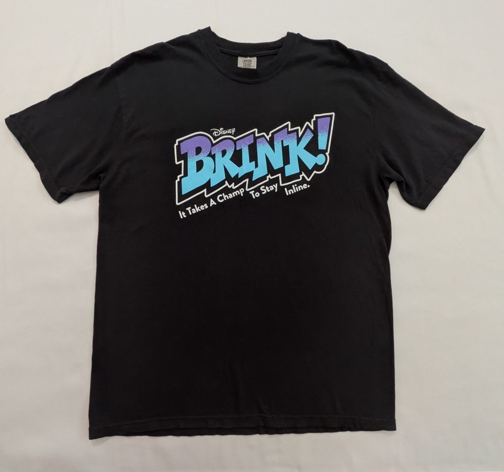 Brink! Disney In-Line Skating Movie Vintage 90s T-Shirt Mens XL Comfort Colors