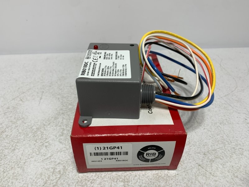 RIB RIB01BDC Dry Contact Relay 20A SPDT 120VAC NEMA 1