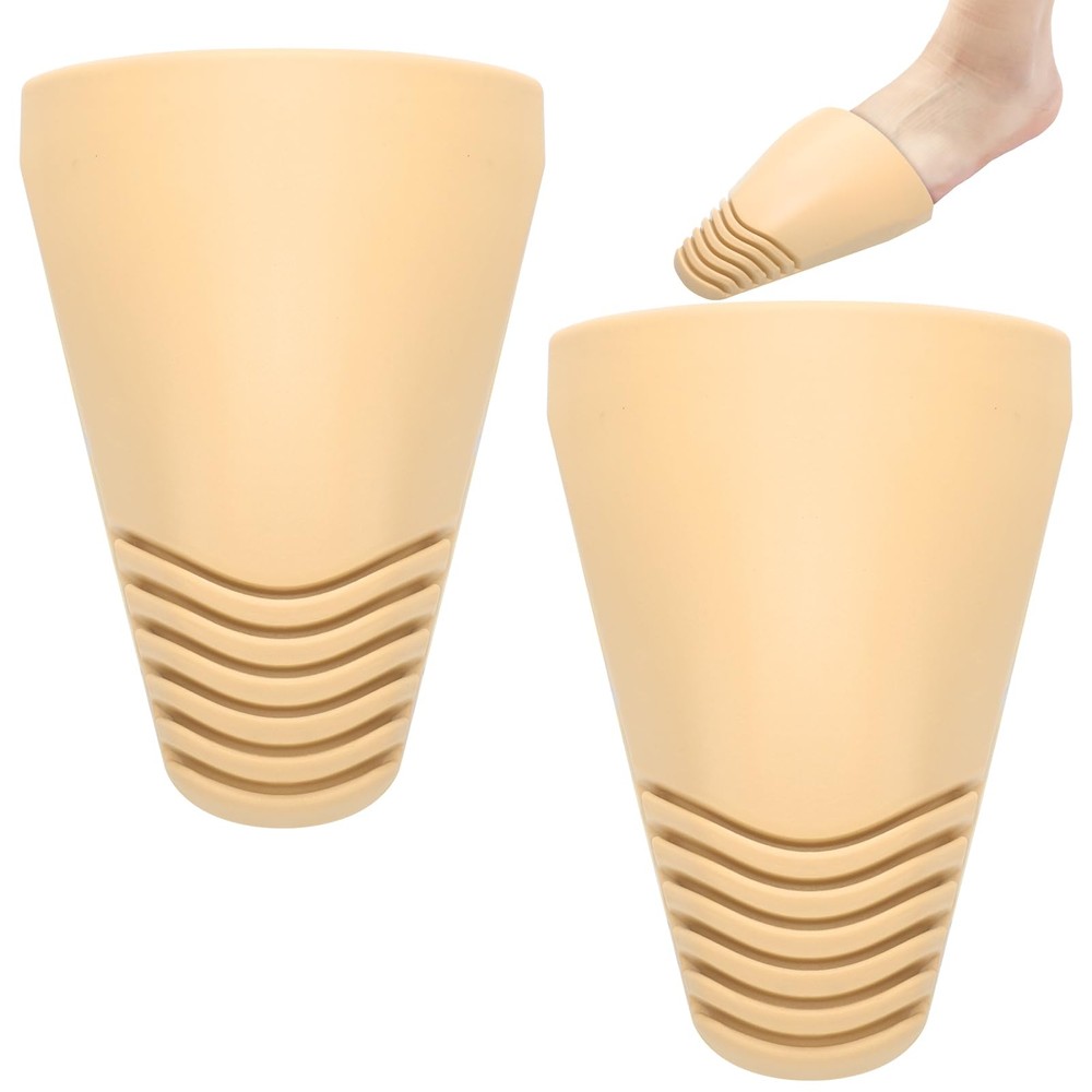 Innconee 2 Pcs Amputee Shoe Toe Filler Partial Foot Amputation Shoes Soft PU ...
