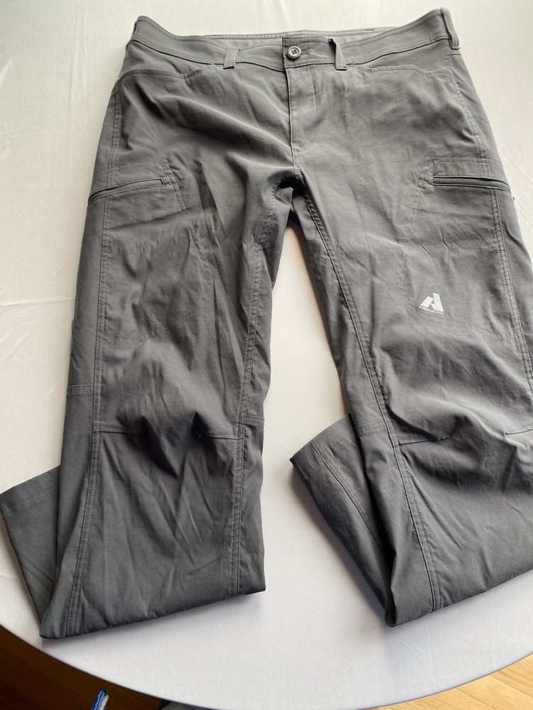 Eddie Bauer First Ascent Guide Pro Pants 36x30 Gray Hiking Trekking Technical