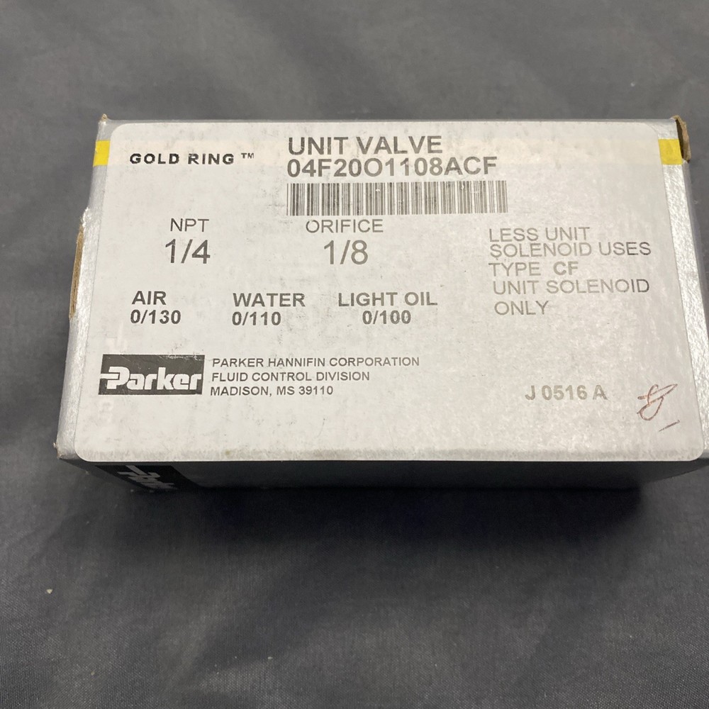 parker hannifin 04f20o1106acf4c05 Brand New