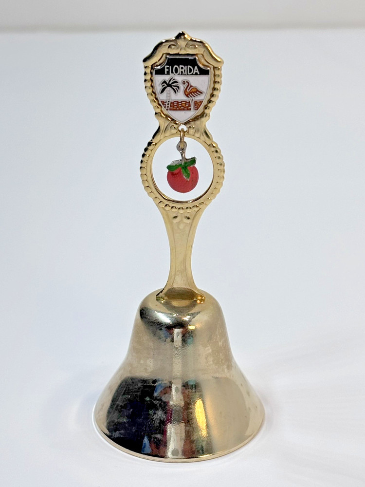 Vintage Florida Souvenir Bell 3-1/2