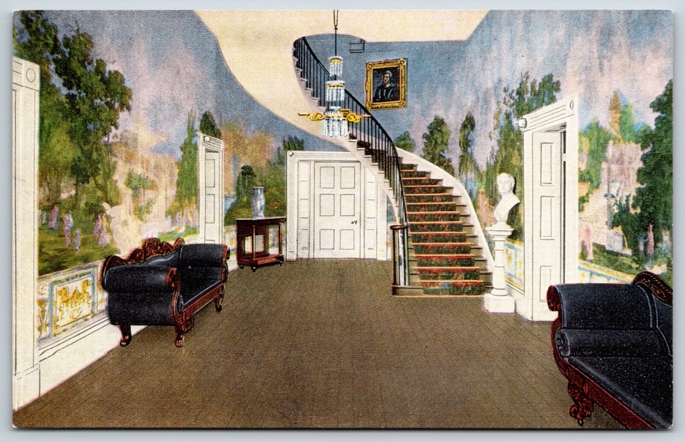 Postcard The Hall, Home Of Gen. Andrew Jackson 7th President Of US, Tennessee