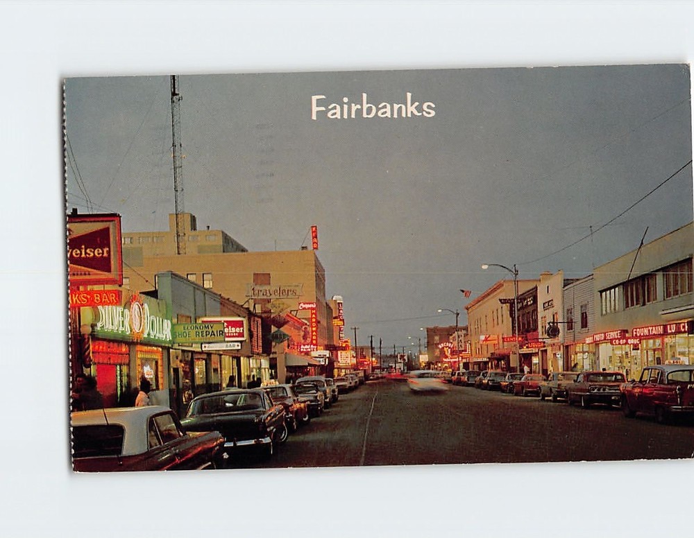 Postcard Fairbanks Alaska USA