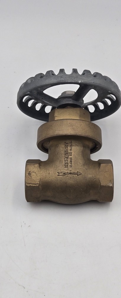 Kerotest 147 1/2 NPT Bronze Globe Valve - NOS New Old Stock Made In USA