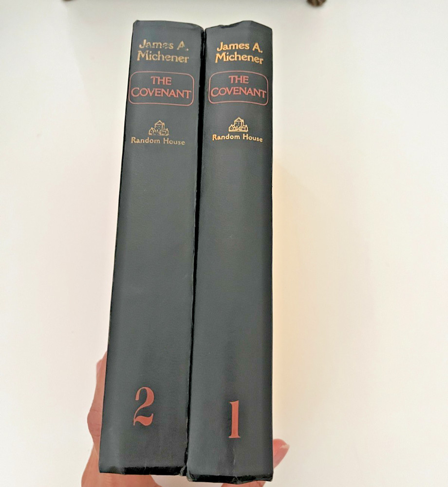 Lot of 2 Books The Covenant (volume 1 & 2), Michener, James A., Good Condition