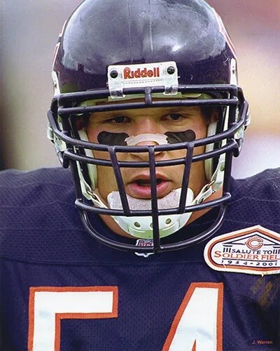 Brian Urlacher Chicago Bears Portrait 8x10 PHOTO PRINT