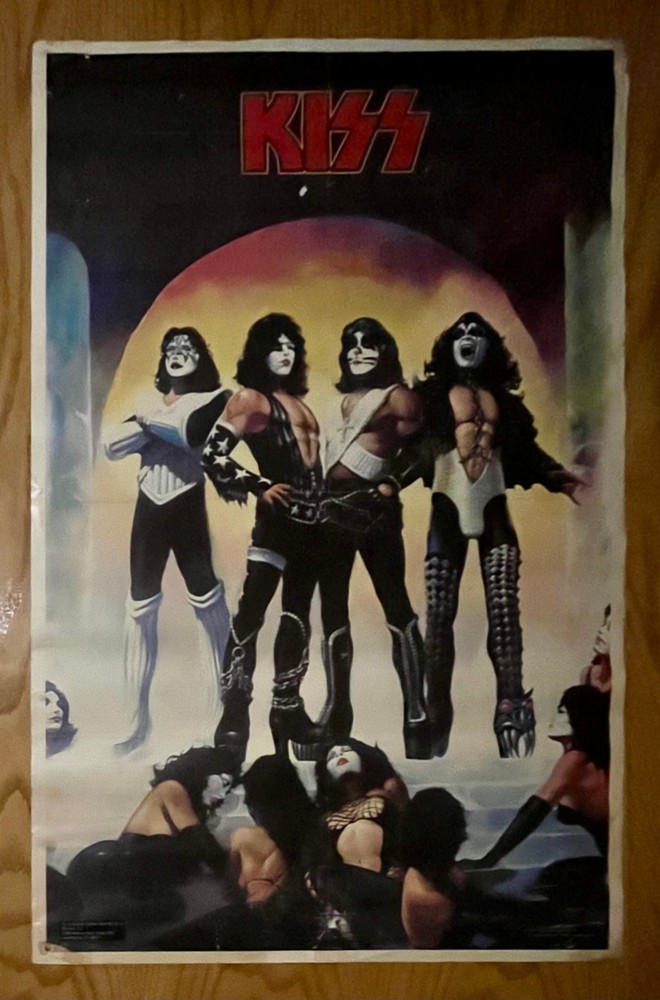 Set of 3 Vintage KISS Posters 34