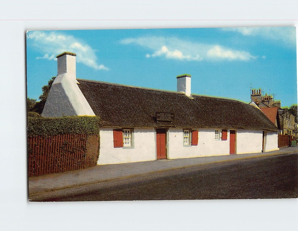 Postcard Burns' Cottage Alloway Ayr Scotland