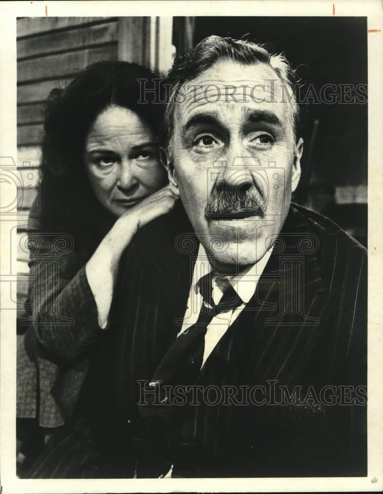 1978 Press Photo Colleen Dewhurst, Jason Robards in 