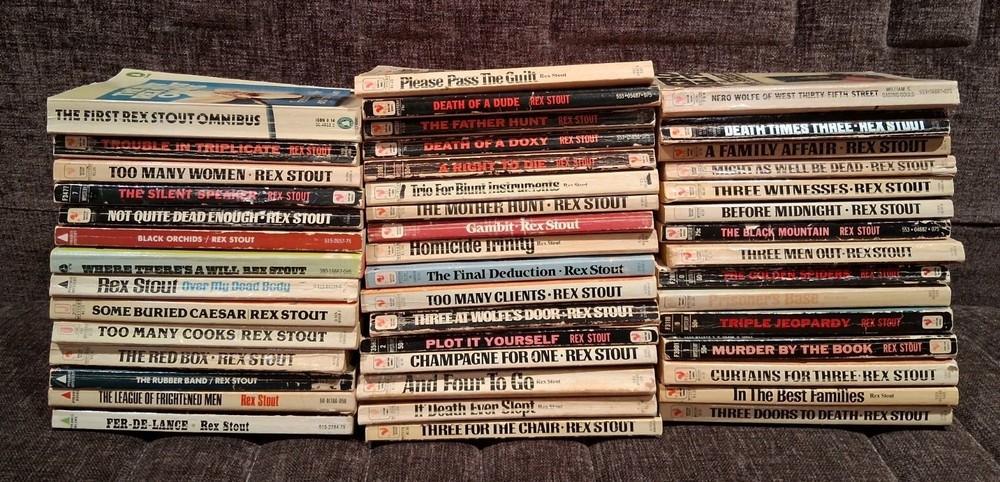 Rex Stout  Nero Wolfe COMPLETE SET 47 books + Nero Wolfe of 47th street