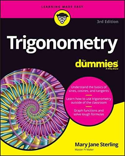 Trigonometry For Dummies - Paperback, by Sterling Mary Jane - Very Good