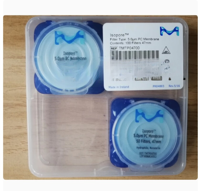 100pcs Polycarbonate PC white filter membrane TMTP04700 TMTP02500 hydrophilic