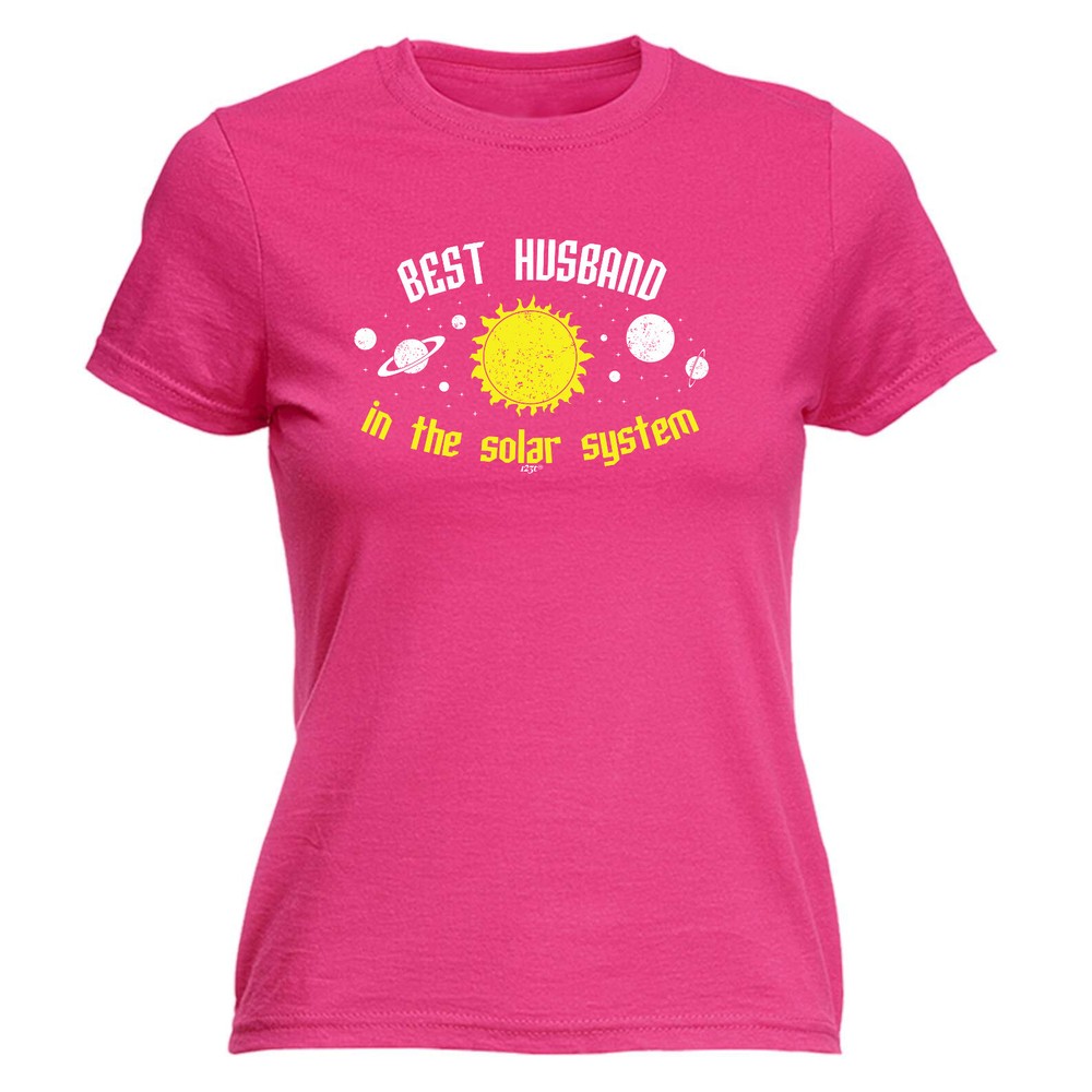 Best Husband Solar System - Womens T Shirt Funny T-Shirt Novelty gift tshirt