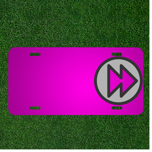 Create a Custom Personalized Car License Plate with Add Names Feature and Forward Fast Button for a Unique Look