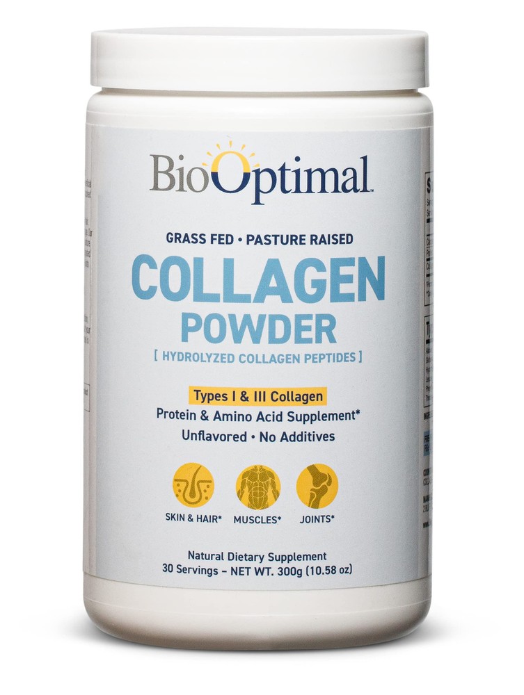 Collagen Peptides - Grass-Fed, Pasture-Raised Hydrolyzed Protein for Skin, Ha...