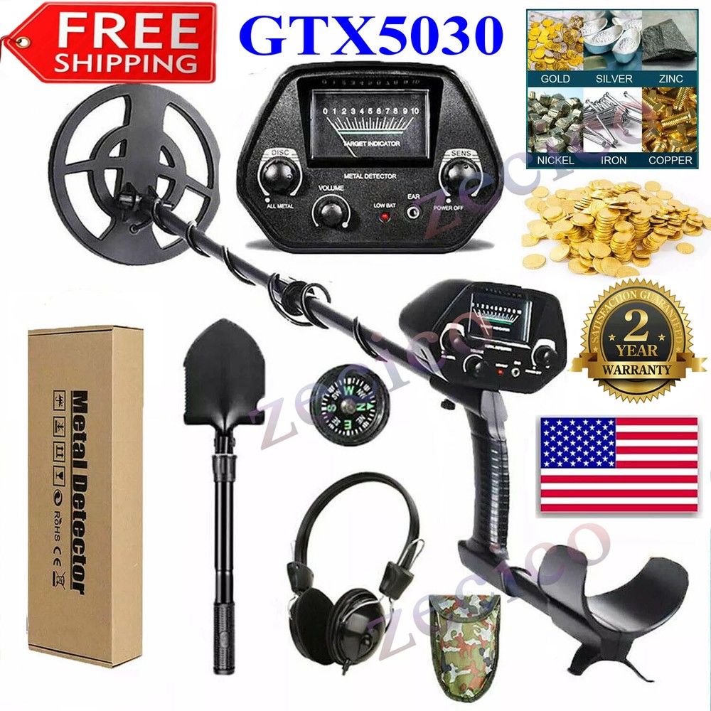 GTX5030 Waterproof Metal Detector Deep Sensitive Search Gold Digger Hunter 2025