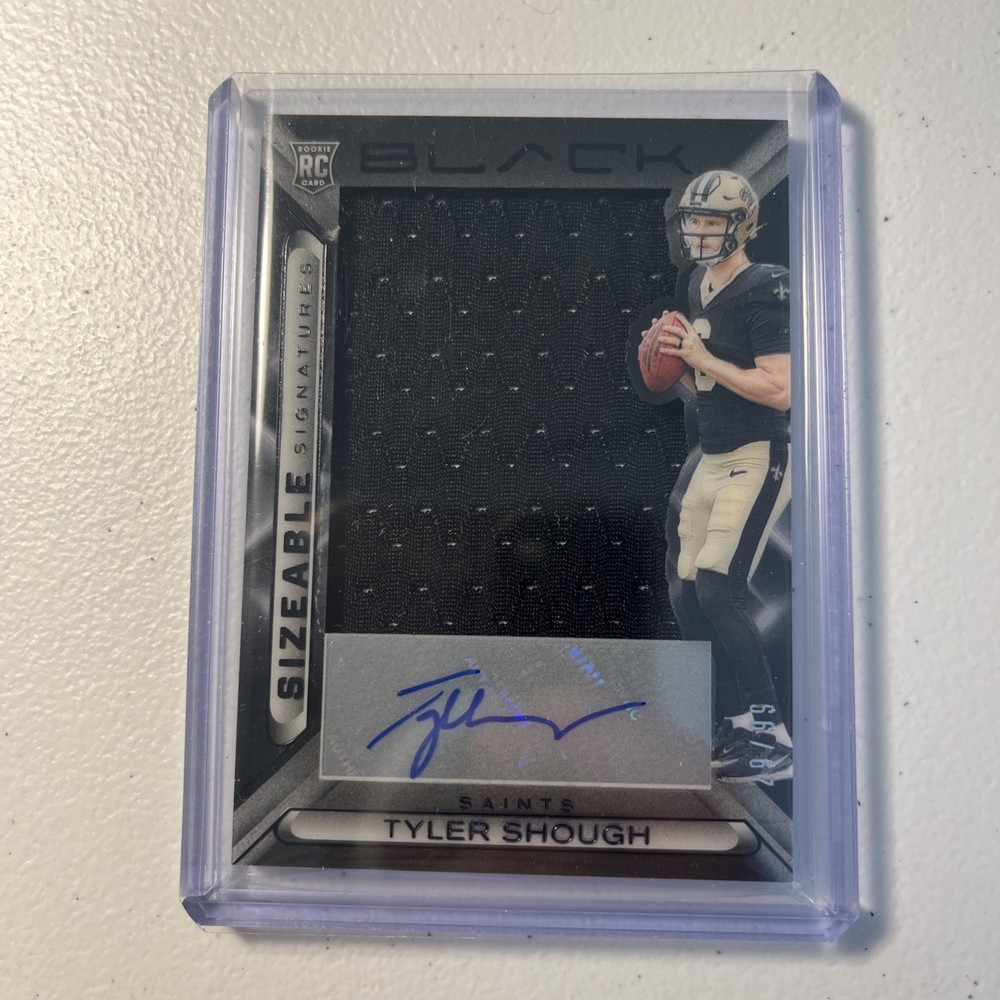 2025 Panini Black - Tyler Shough - Sizable Signatures RPA /99 - Saints