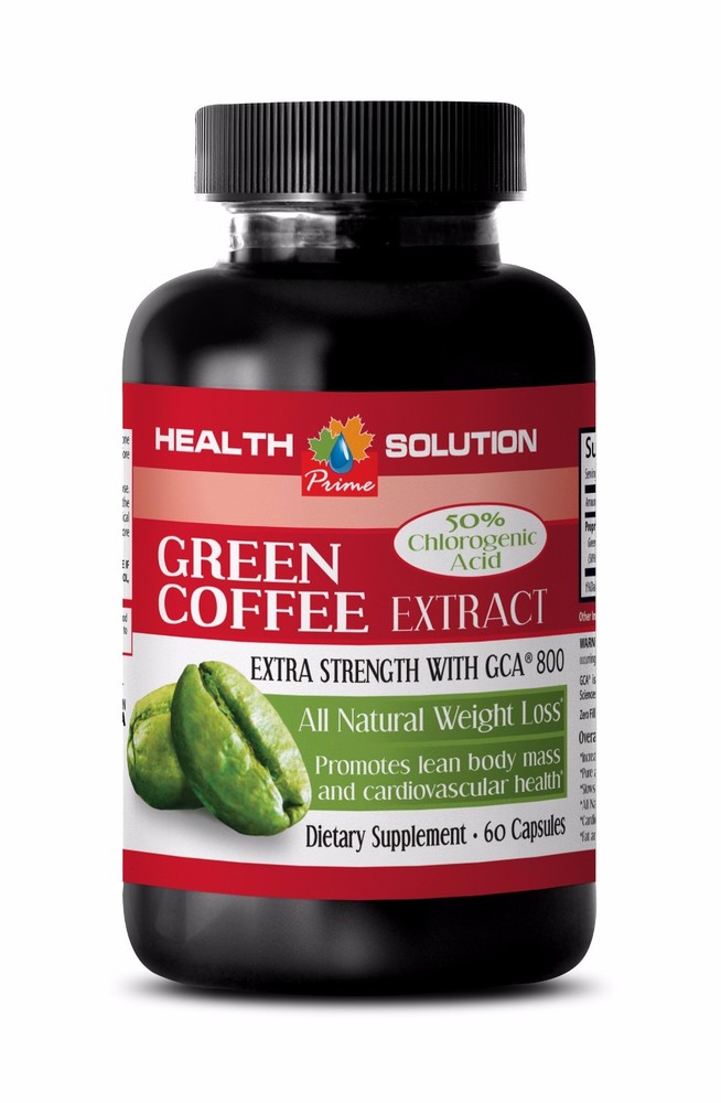 Appetite suppressant GREEN COFFEE  EXTRACT 800 Weight loss cleanse for women 1B