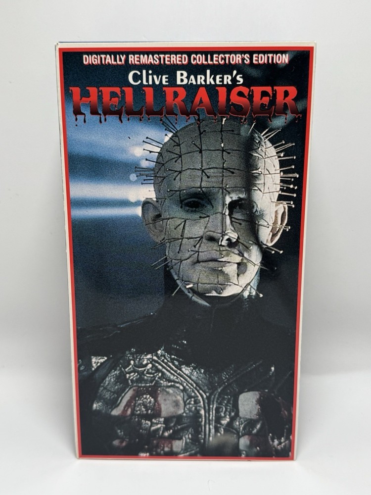 Clive Barker's Hellraiser VHS 1996 2-Tape Set Remastered Collectors Ed - Tested