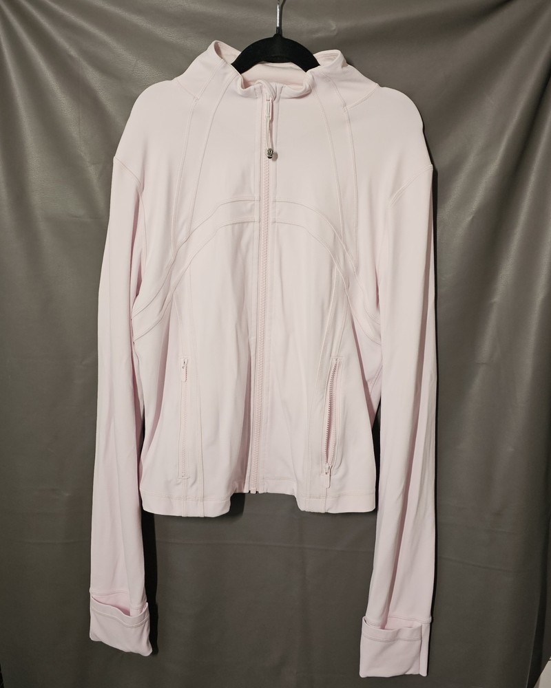 Lululemon Define Cropped Jacket Blush Quartz Size 12